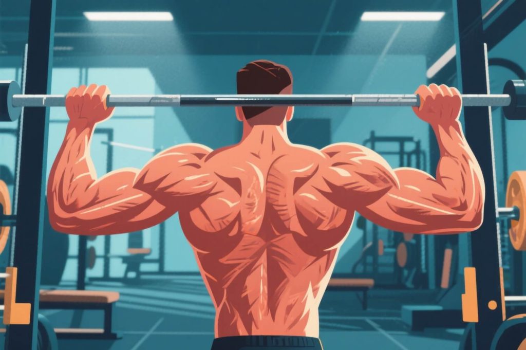 dos muscle salle de sport