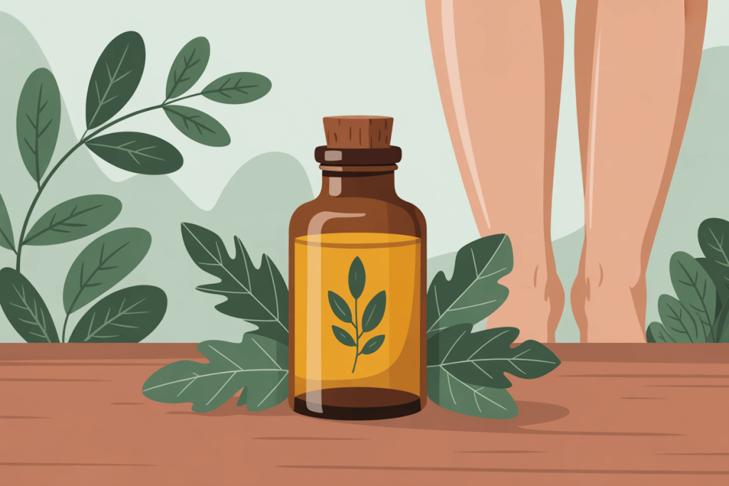 huiles essentielles jambes lourdes circulation du sang