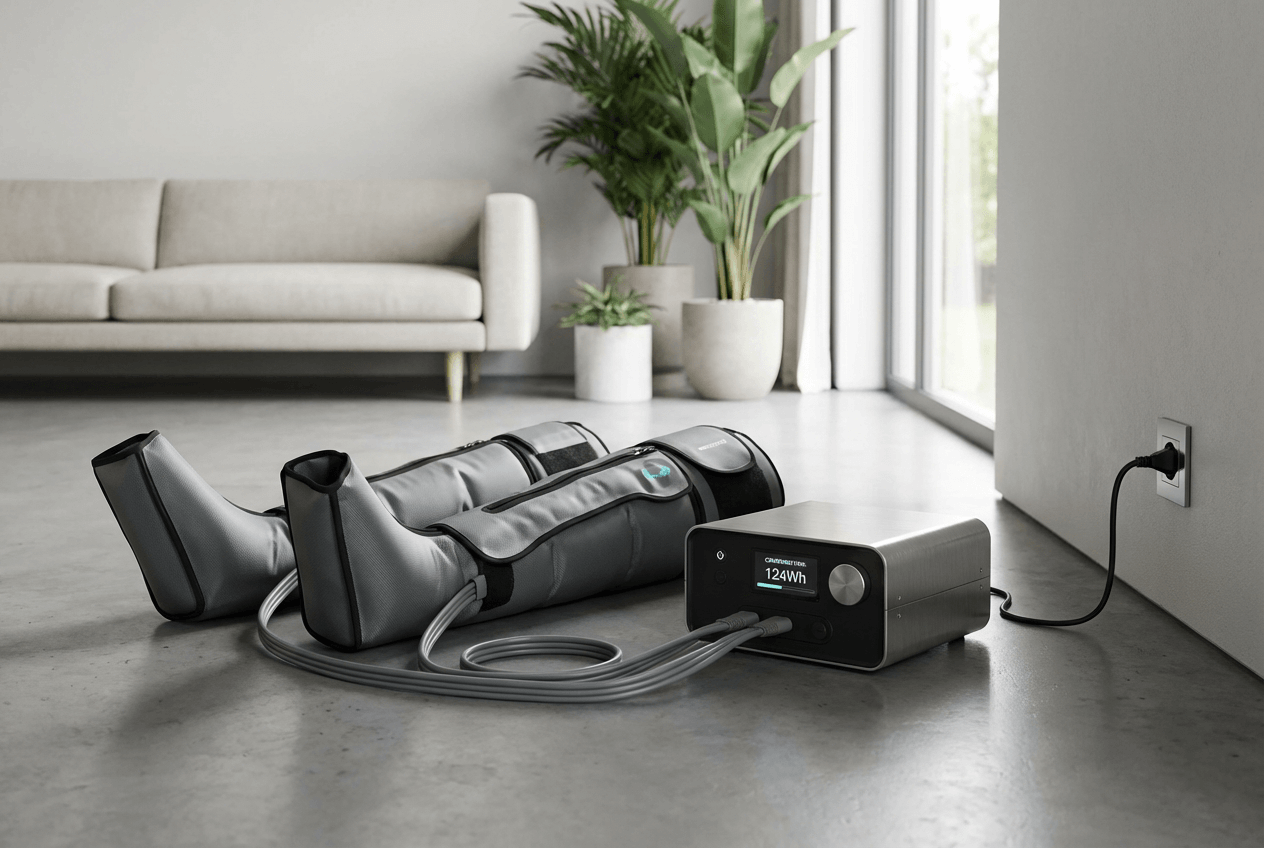 Consommation électrique bottes pressothérapie