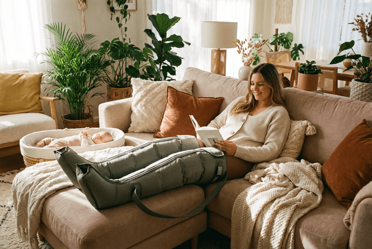 Pressothérapie après césarienne